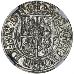 Sigismund III Vasa, Halbspur Riga 1620 - NGC MS62 - RARE