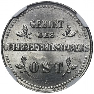 Ost, 2 Kopek Hamburg 1916 J - NGC MS64