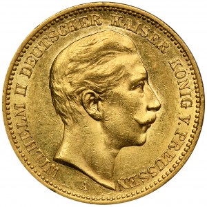 Deutschland, Königreich Preußen, Wilhelm II, 20 Mark Berlin 1889 A