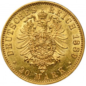 Deutschland, Königreich Preußen, Wilhelm II, 20 Mark Berlin 1889 A