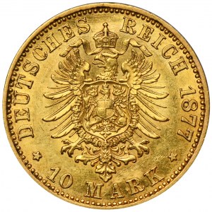 Deutschland, Königreich Preußen, Wilhelm I., 10 Mark Berlin 1877 A
