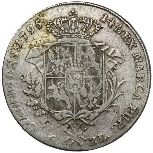 Poniatowski, Talar 6 złotowy Warszawa 1795 - wariant 37.b1