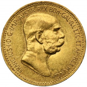 Austria, Franz Josef I, 10 Corona Wien 1908