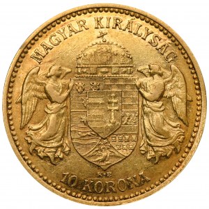 Ungarn, Franz Joseph I., 10 Kronen Kremnica 1903 KB