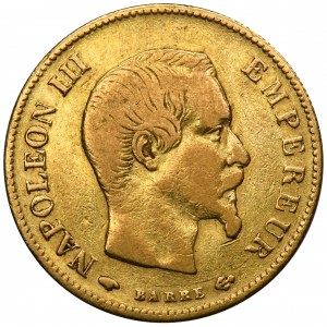 France, Napoleon III, 10 Francs Paris 1859 A