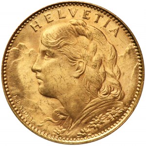 Schweiz, 10 Franken Bern 1922 B - Vreneli