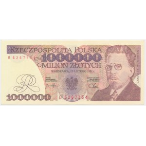 1 milion złotych 1991 - B - FALSYFIKAT Z EPOKI w pięknym stanie