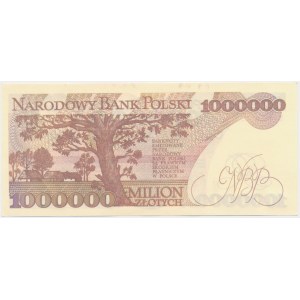 1 milion złotych 1991 - B - FALSYFIKAT Z EPOKI w pięknym stanie