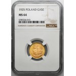 10 Gold 1925 Chrobry - NGC MS64
