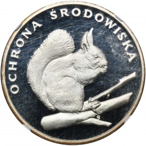 500 złotych 1985 Ochrona Środowiska Wiewiórka - NGC PF69 ULTRA CAMEO