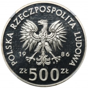 500 złotych 1986 MŚ w Meksyku - NGC PF69 ULTRA CAMEO