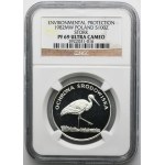 100 złotych 1982 Ochrona Środowiska Bocian - NGC PF69 ULTRA CAMEO