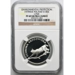 100 złotych 1979 Ochrona Środowiska Ryś - NGC PF69 ULTRA CAMEO