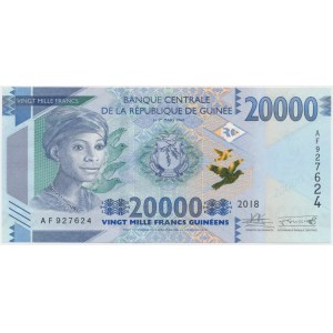 Guinea, 20.000 Francs 2018