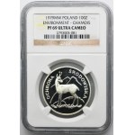 100 Gold 1979 Environmental Protection Goat - NGC PF69 ULTRA CAMEO