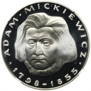 100 złotych 1978 Adam Mickiewicz - NGC PF69 ULTRA CAMEO