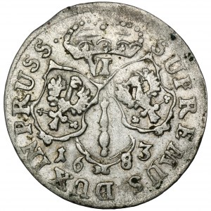 Germany, Brandenburg-Prussia, Friedrich Wilhelm, 6 Groschen Konigsberg 1683 HS