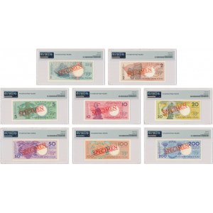 Set of MODELS Polish Cities - A0000000 - PMG 64-68 EPQ (8 pieces).