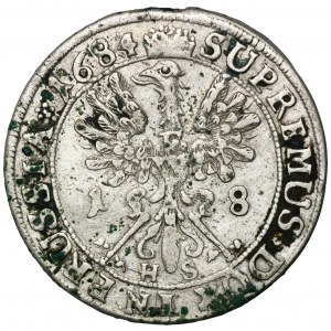 Germany, Brandenburg-Prussia, Friedrich Wilhelm, 18 Groschen Konigsberg 1684 HS