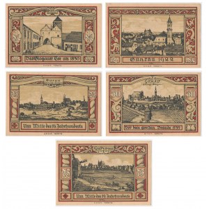 Mountain (Guhrau), Notgeld set - set (5 pieces).