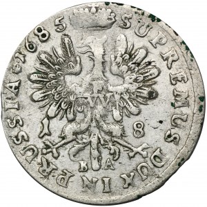 Germany, Brandenburg-Prussia, Friedrich Wilhelm, 18 Groschen Konigsberg 1685 BA