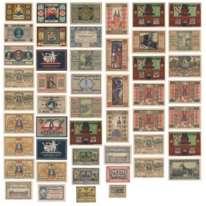 Notgeld-Set - Ortsmischung (48 Stück)