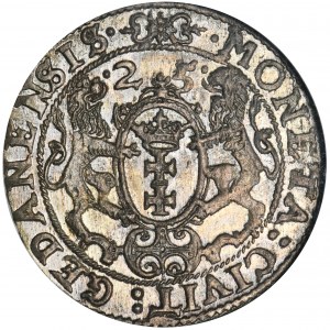 Sigismund III Vasa, Ort Gdansk 1625 - NGC MS64 - PR-.