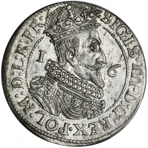 Sigismund III Vasa, 1/4 Thaler Danzig 1623 - PCGS MS62 - PR•