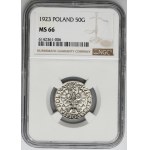 50 Pfennige 1923 - NGC MS66
