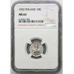 10 Pfennige 1923 - NGC MS64