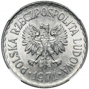 1 złoty 1971 - NGC MS66