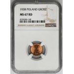 1 penny 1938 - NGC MS67 RD