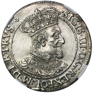 Zygmunt III Waza, Ort Gdańsk 1618 - NGC MS62 - RZADKI