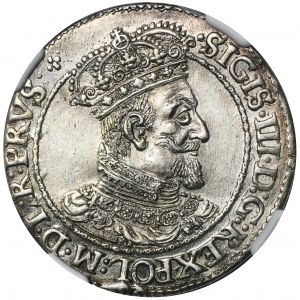 Sigismund III Vasa, Ort Gdansk 1618 - NGC MS62 - RARE