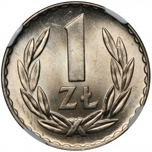 1 złoty 1949 Miedzionikiel - NGC MS64+