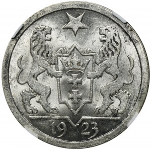 Freie Stadt Danzig, 2 Gulden 1923 - NGC MS63