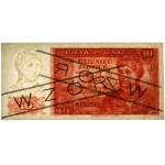 10 złotych 1939 - WZÓR - A 012345 -