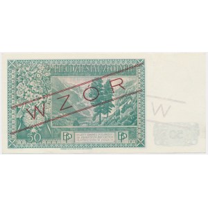 50 Zloty 1939 - MODELL - A 012345 -.