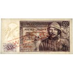 500 złotych 1939 - WZÓR - A 012345 -