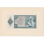 ABNCo, 50 Zloty 1939 - ohne Serien und Zähler - MUSTER