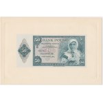 ABNCo, 50 złotych 1939 - bez serii i numeratora - PRÓBA