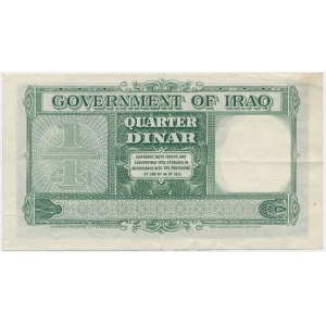 Irak, 1/4 Dinar 1931 (1942)