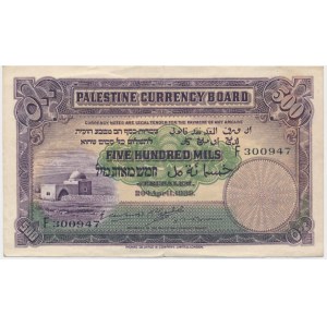 Palestyna, 500 mils 1939 - F -