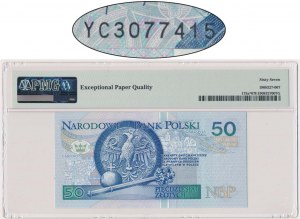 50 złotych 1994 - YC - PMG 67 EPQ - seria zastępcza