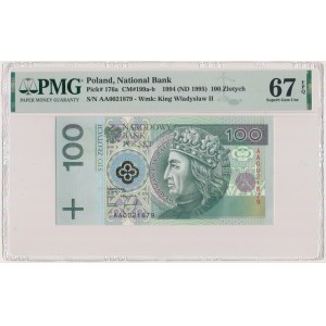 100 Zloty 1994 - AA - PMG 67 EPQ
