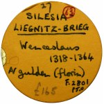 Schlesien, Herzogtum Legnicko-Brzeskie, Wenzel I., Goldgulden (floren) ohne Datum - RARE