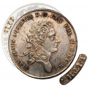 Poniatowski, Thaler Warsaw 1777 EB - RARE