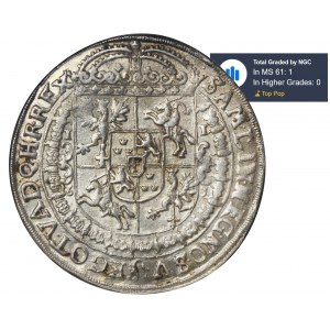 Sigismund III Vasa, Thaler Bromberg 1631 - NGC MS61 - VERY RARE