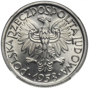 2 złote 1958 Jagody - NGC MS66