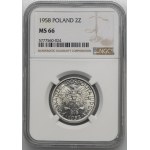 2 gold 1958 Berry - NGC MS66